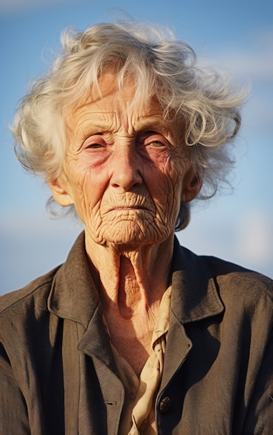 Foto gratuita primo piano sulla donna triste