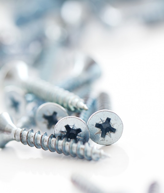 Close up of screws