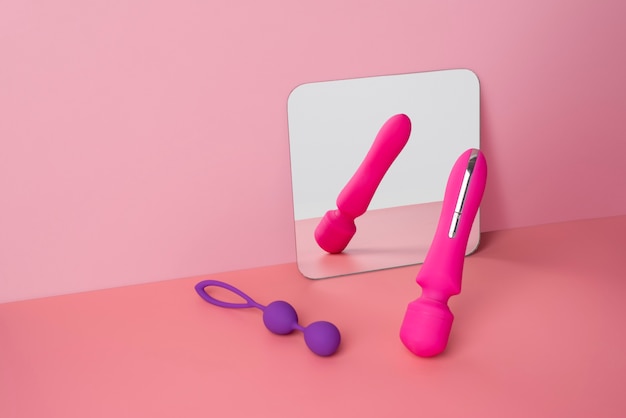 Close up on sex toys