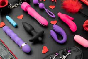 Free photo close up on sex toys