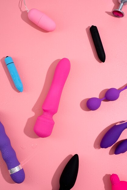 Секс игрушки крупным планом