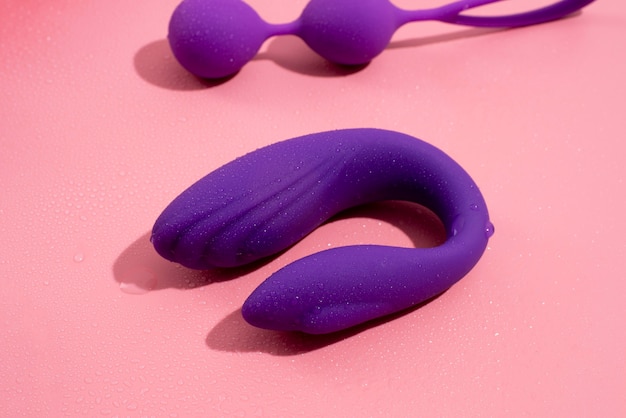 Foto gratuita primo piano sui giocattoli del sesso