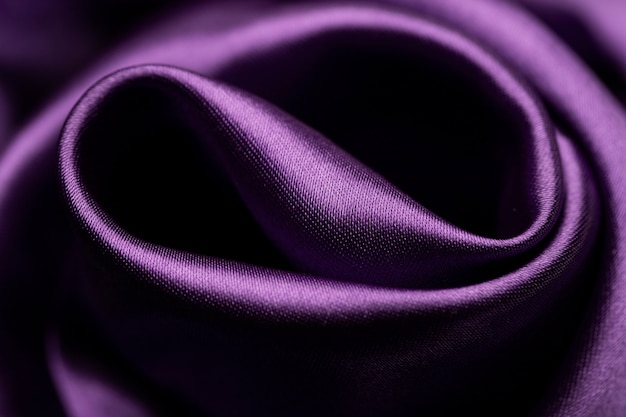 Close up on shiny fabric details