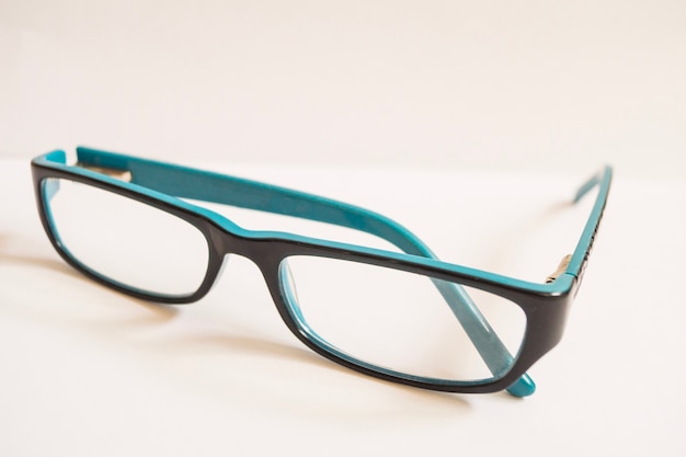 Free photo close-up of simple eyeglasses