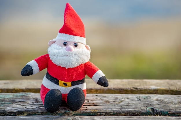 stuffed santa claus for outdoors