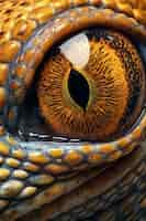 Free photo close up on snake eye