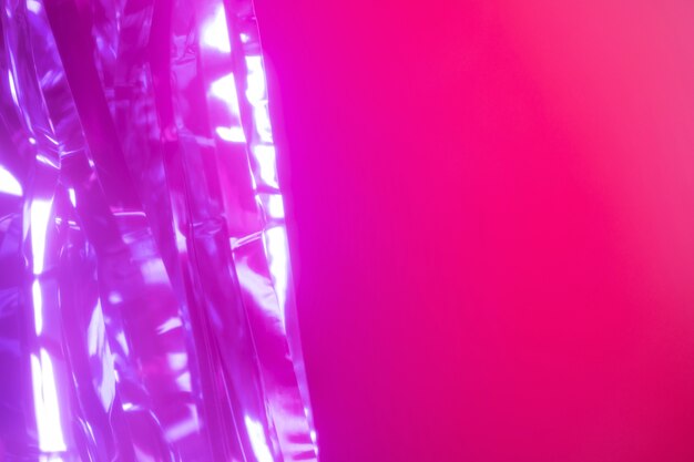 close up on sparkling purple fabric