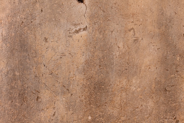 Close up stained light brown wall