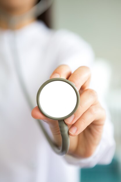 Close-up of stethoscope