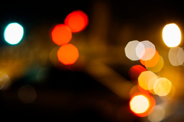 Close-up street lights