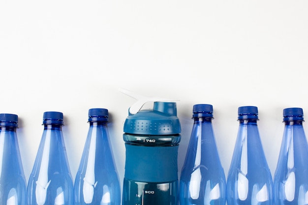 Free photo close up on sustainable bottle alternatives