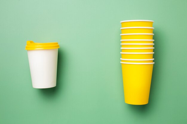 Close up on sustainable drinking cup alternatives