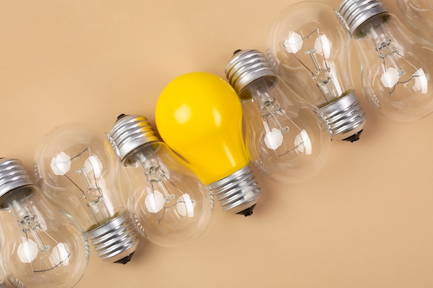Close up on sustainable light bulb alternatives