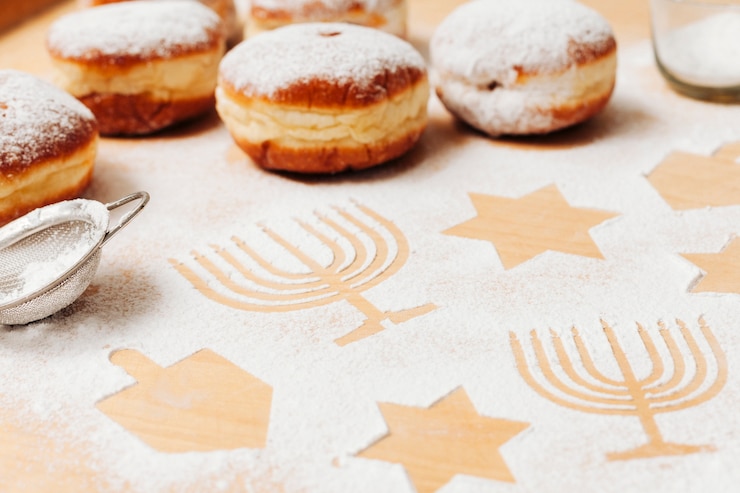 Free Photo close-up tasty traditional sweets