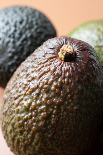 Close-up texture of avocado