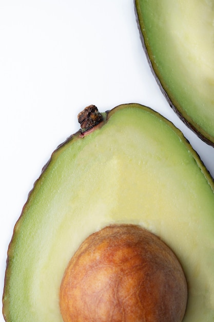 Close-up texture of avocado