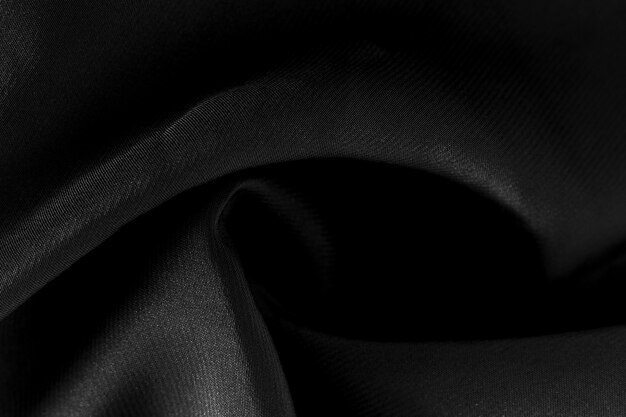 Текстура крупного плана черная ткань костюма