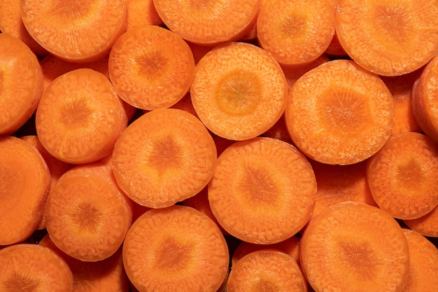 Close-up texture of carrots