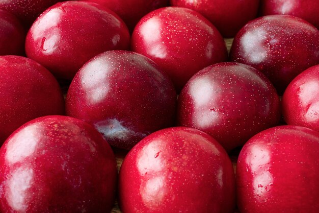 Close-up texture of cherries