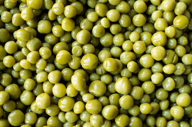 Close-up texture of chickpeas