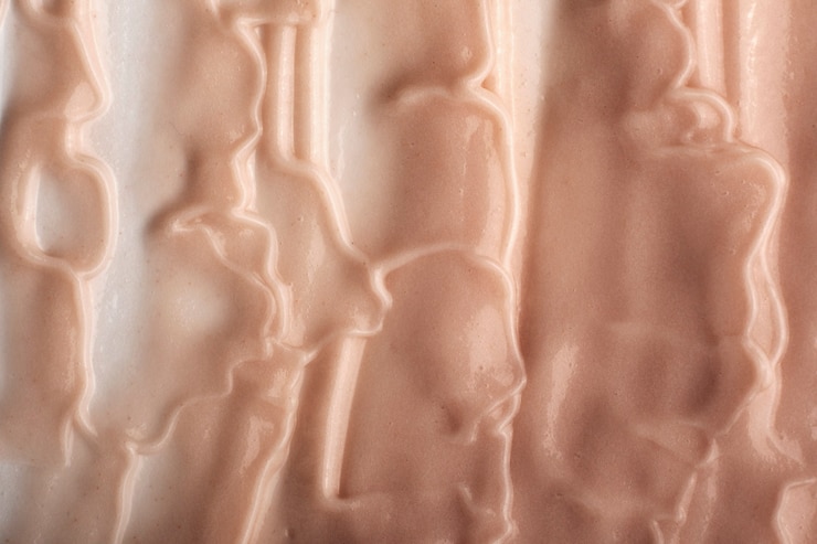 Free Photo close up texture of cream