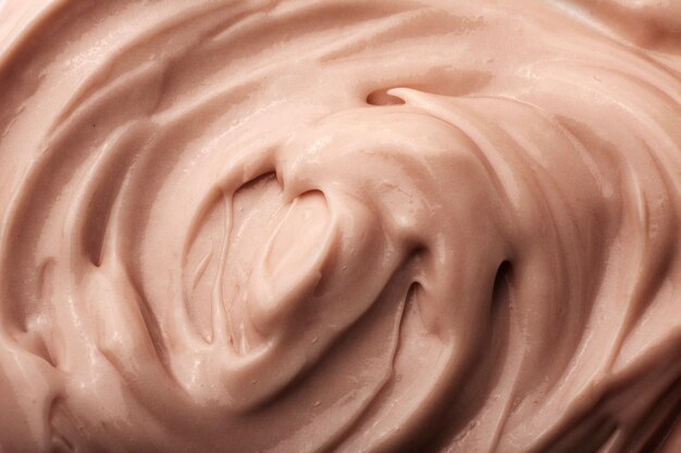 Close up texture of cream