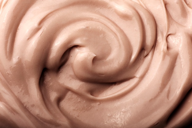 Close up texture of cream