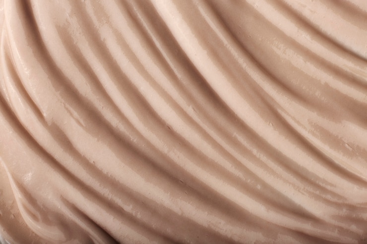 Free Photo close up texture of cream