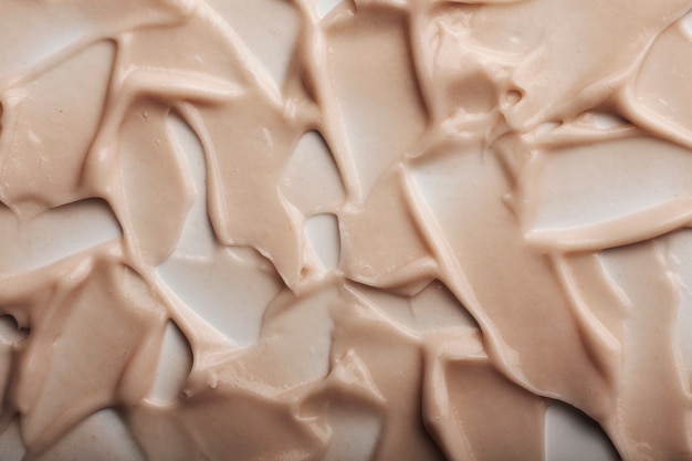 Close up texture of cream