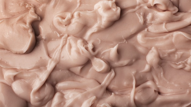 Close up texture of cream