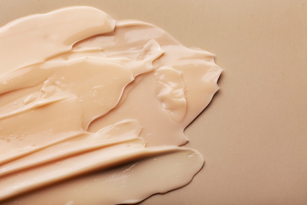 Close up texture of cream