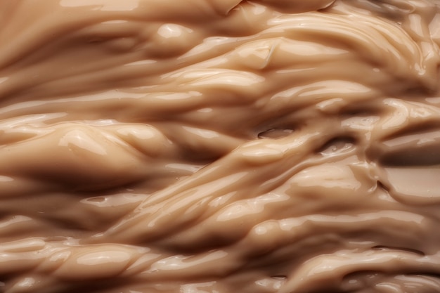 Close up texture of cream