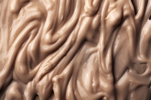 Close up texture of cream