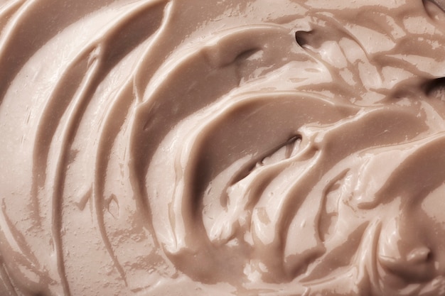 Close up texture of cream