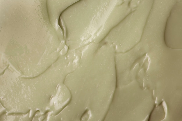 Close up texture of cream