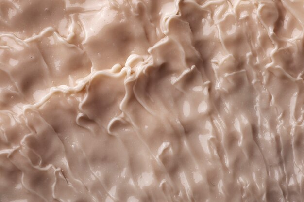 Close up texture of cream