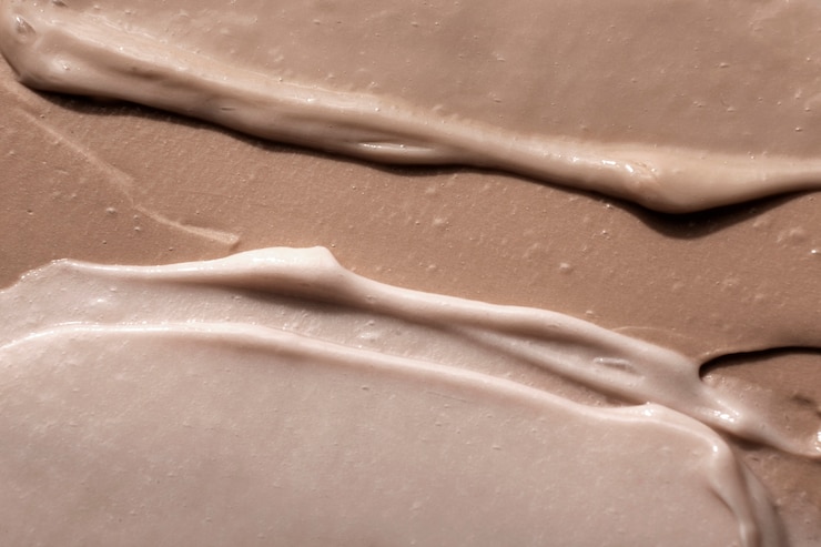 Free Photo close up texture of cream