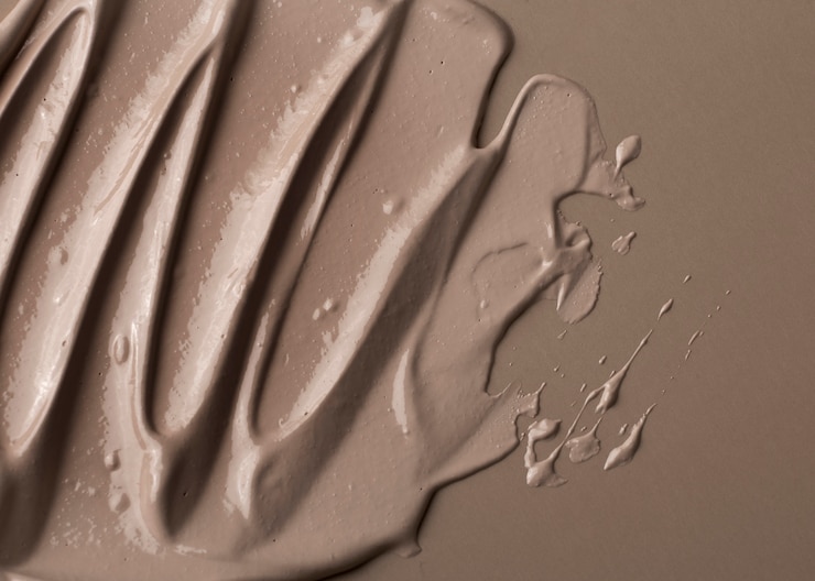 Free Photo close up texture of cream