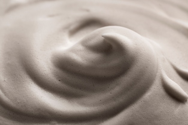 Close up texture of cream