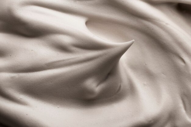 Close up texture of cream