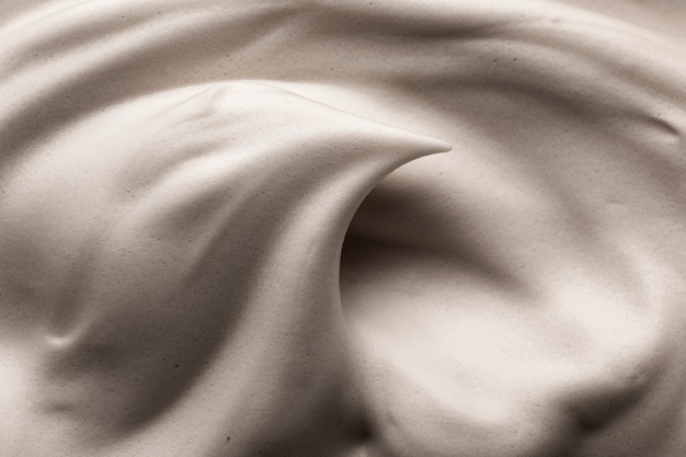 Close up texture of cream