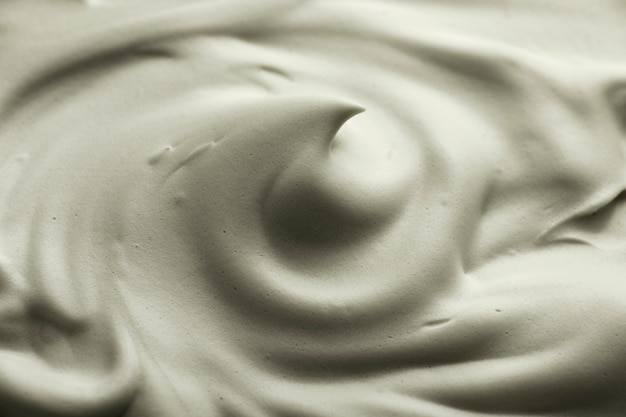 Close up texture of cream