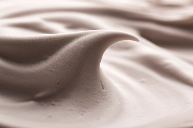 Close up texture of cream