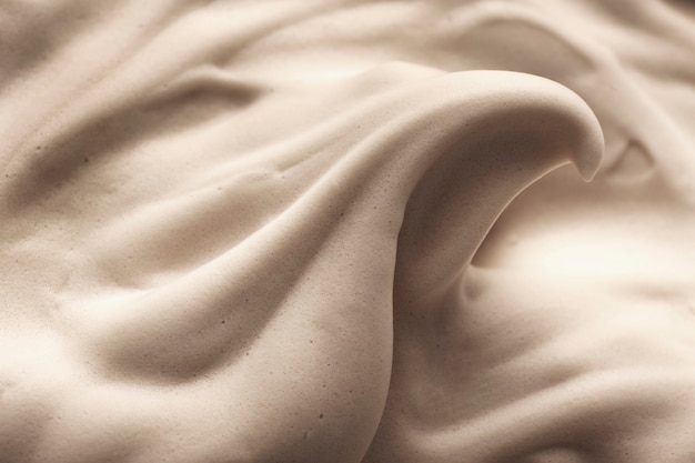 Close up texture of cream