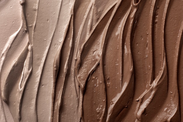 Close up texture of cream