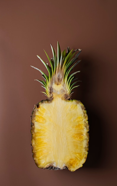 Бесплатное фото Макро текстура ананаса