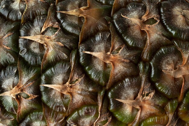 Close-up texture of pineapple