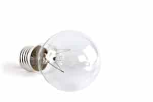 Free photo close-up of transparent bulb