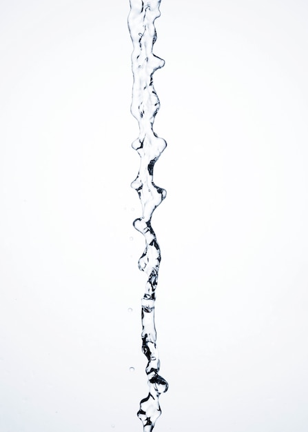 Free photo close-up transparent liquid flowing