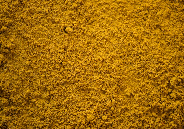 Close up of turmeric powder